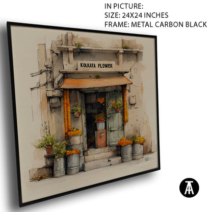Artwork in Carbon Black Meta Frame