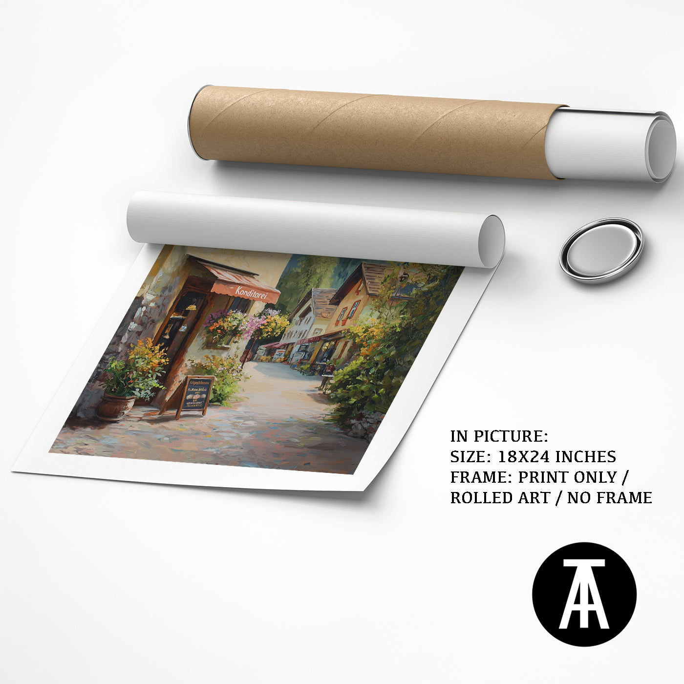 Artwork as Print Only or Rolled Art