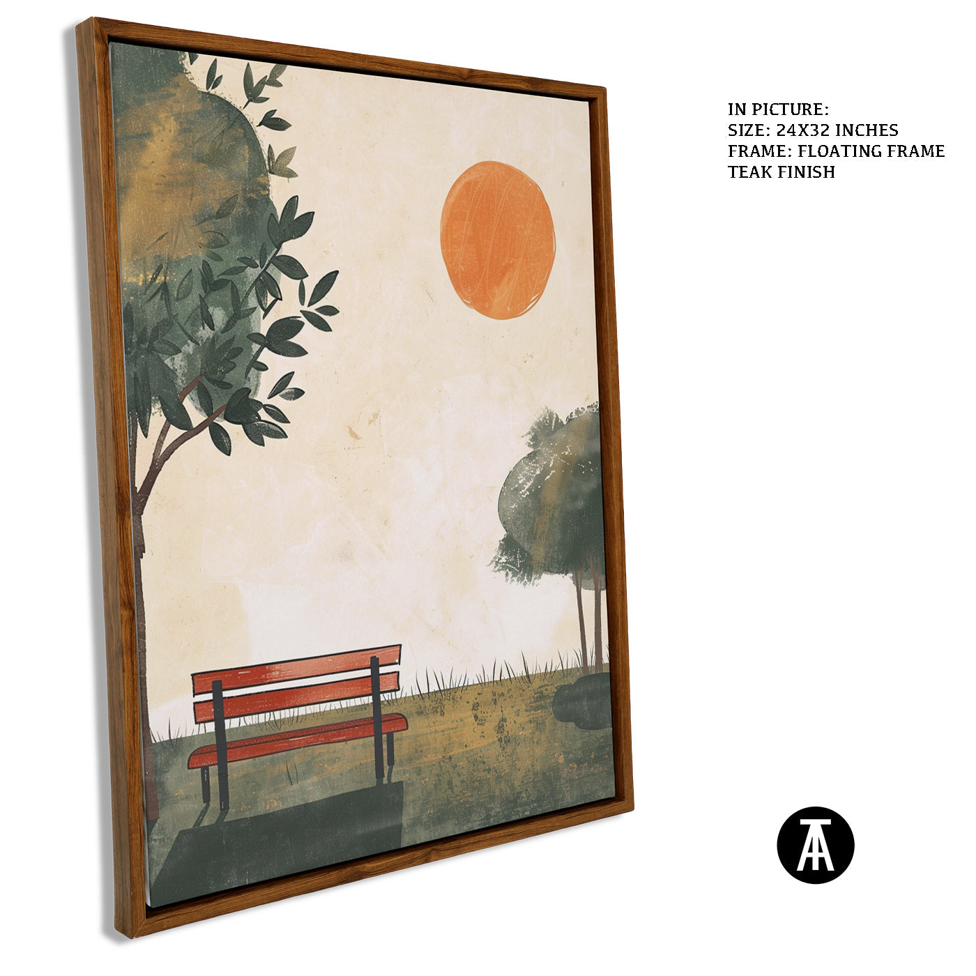 Artwork in Floating Frame