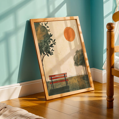 Praha Bohemian Artwork in a Lifestyle Setting