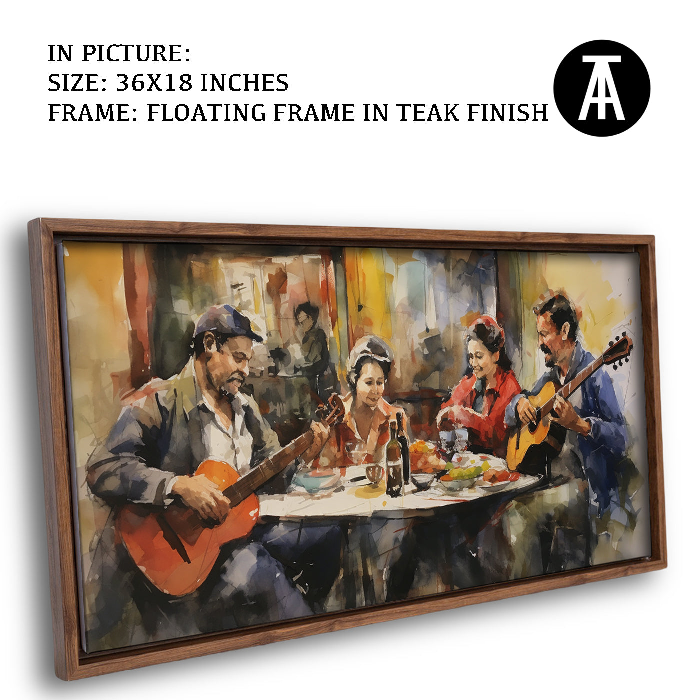 Artwork in Floating Frame