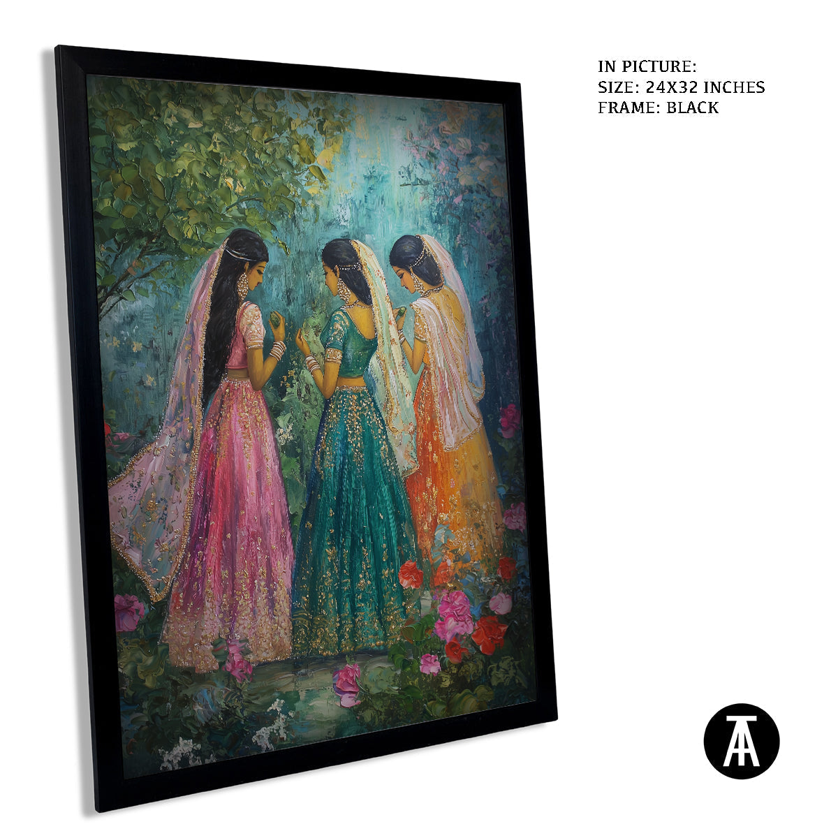Artwork in Metal Earling Silver Frame