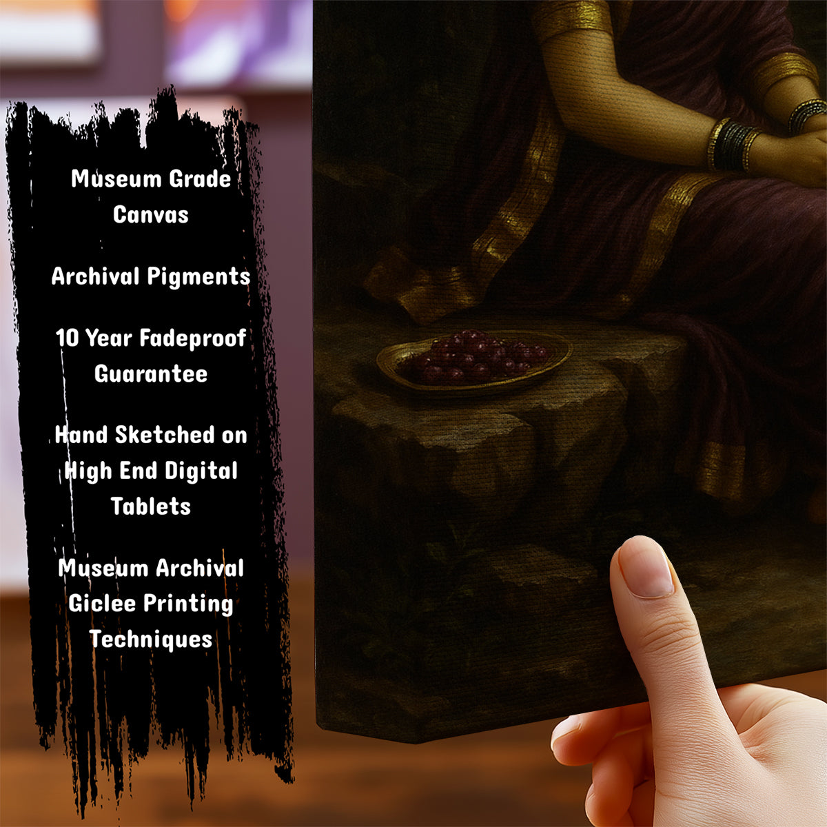 Information about Indian Art Canvas Art Print