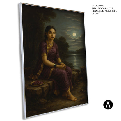 Artwork in Metal Earling Silver Frame