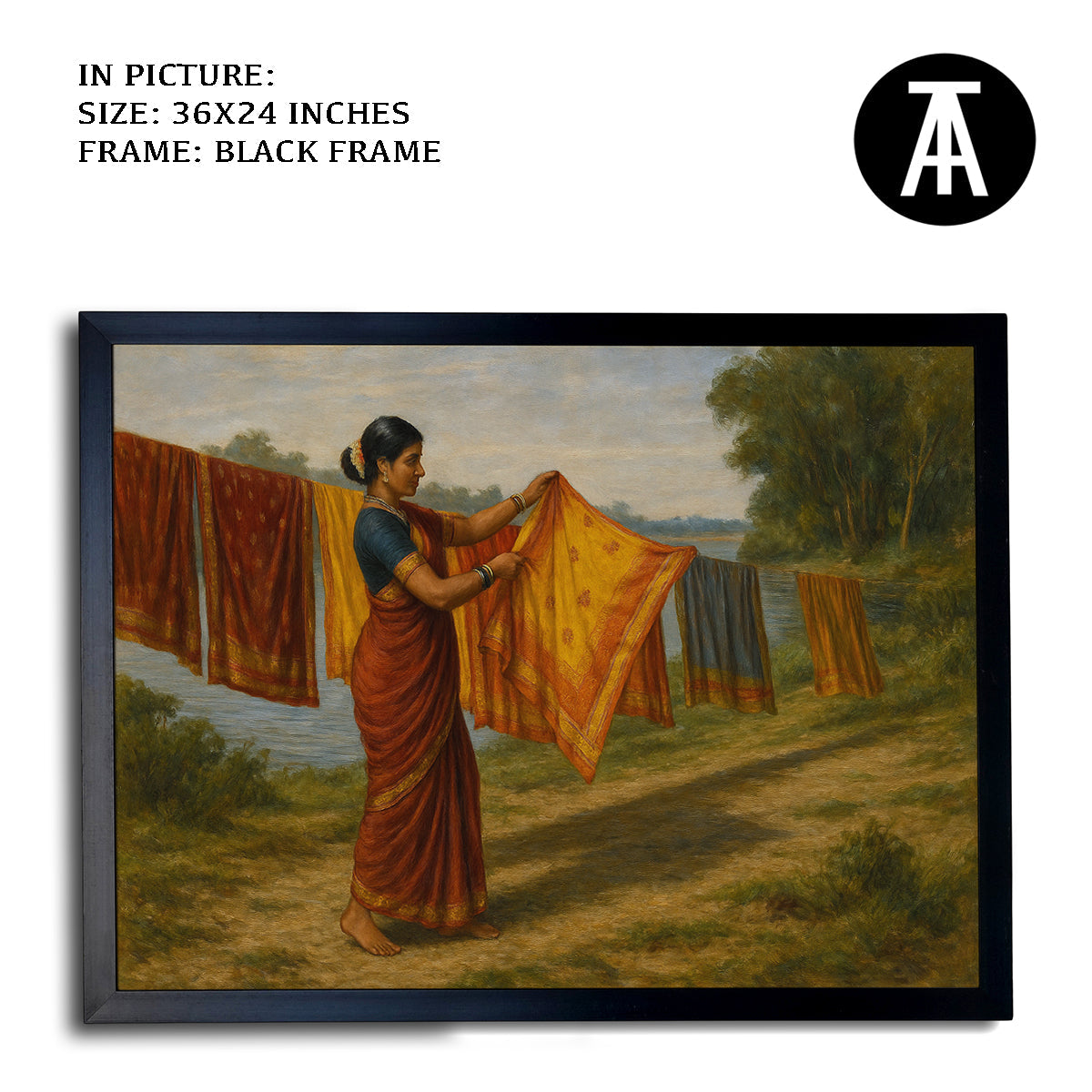 Artwork in Black Frame