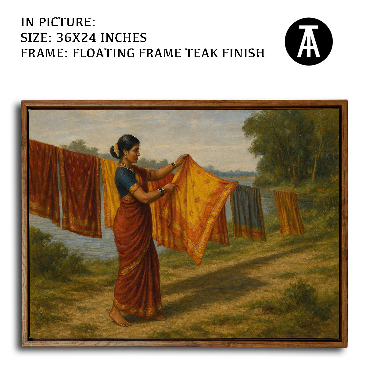 Artwork in Floating Frame