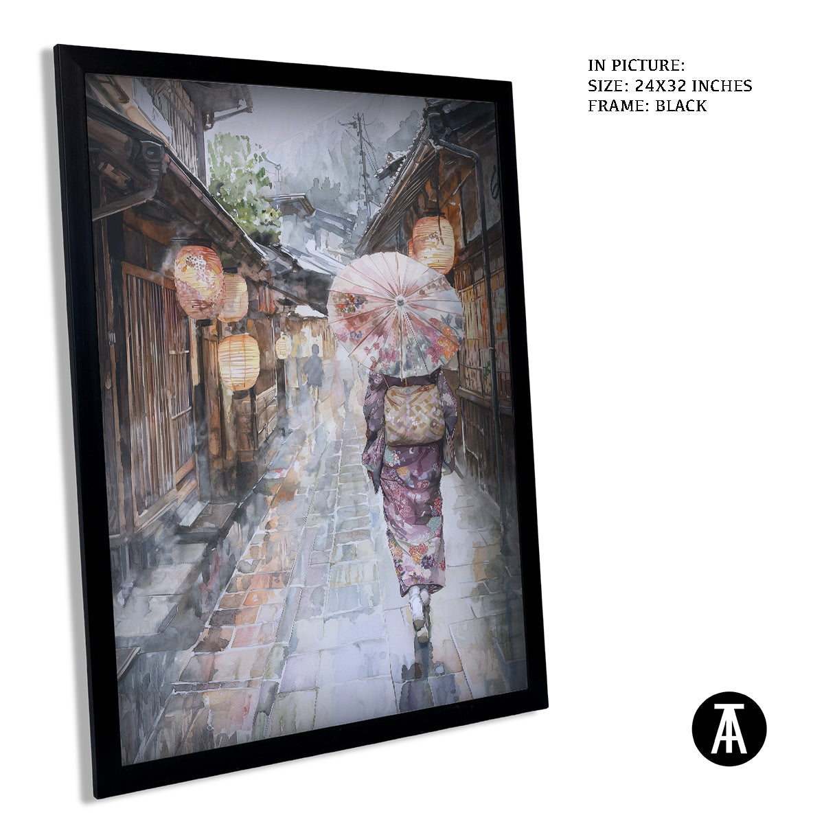 Artwork in Metal Earling Silver Frame