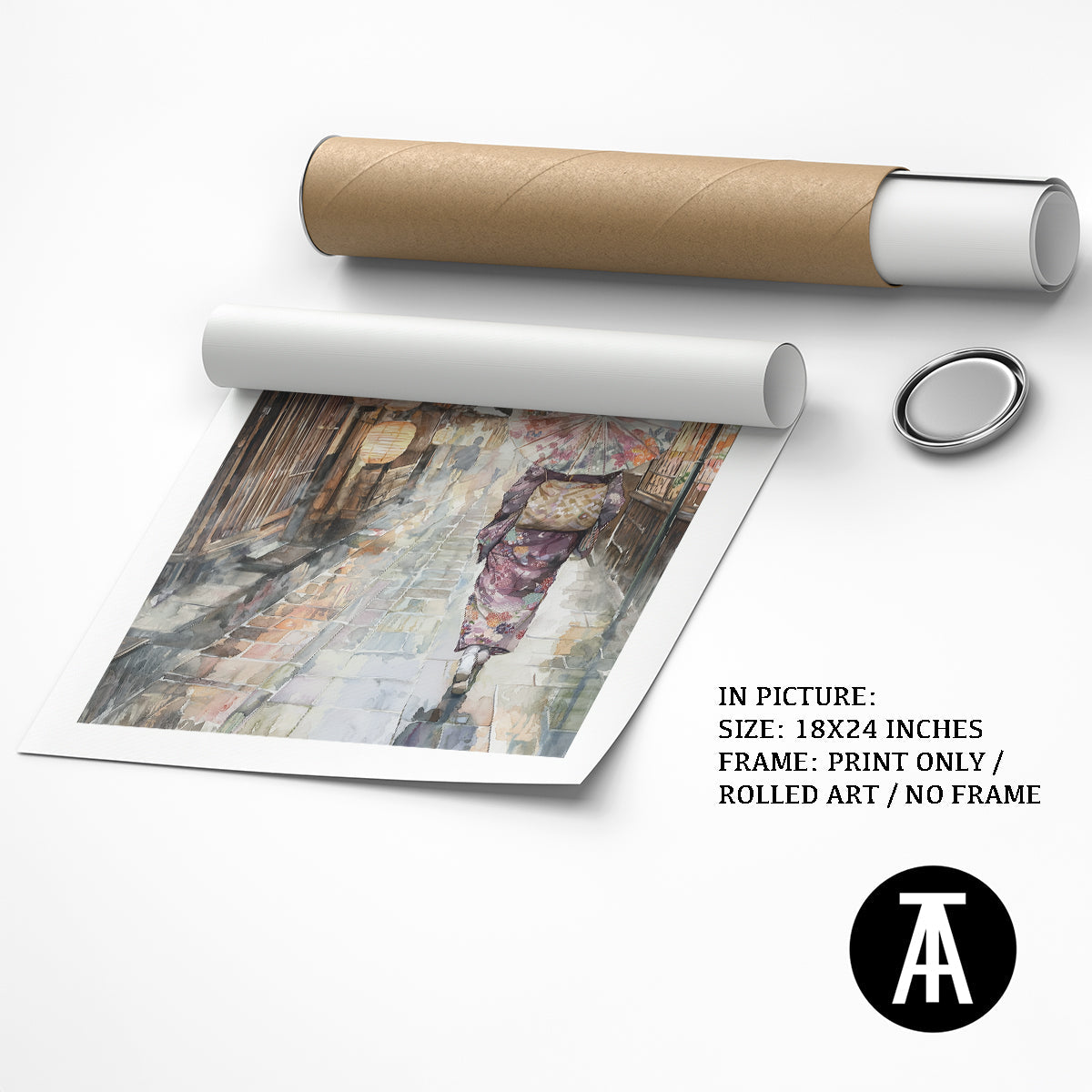 Artwork as Print Only or Rolled Art