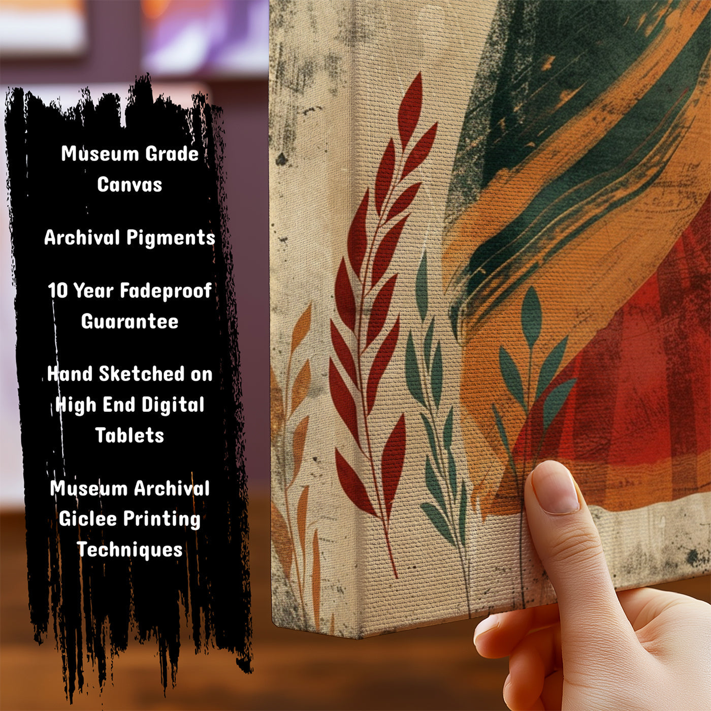 Information about Boho Art Canvas Art Print