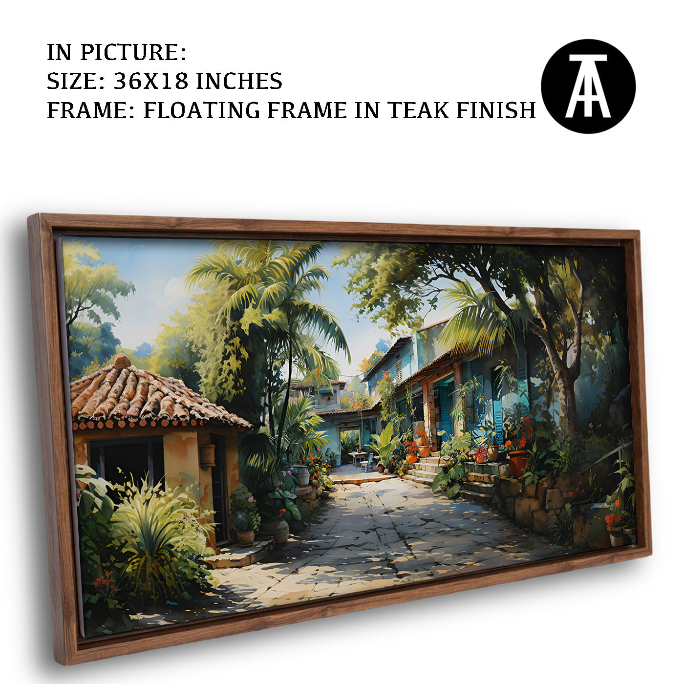 Artwork in Floating Frame