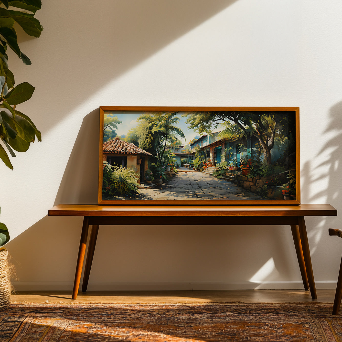 Indian Artwork in a Lifestyle Setting