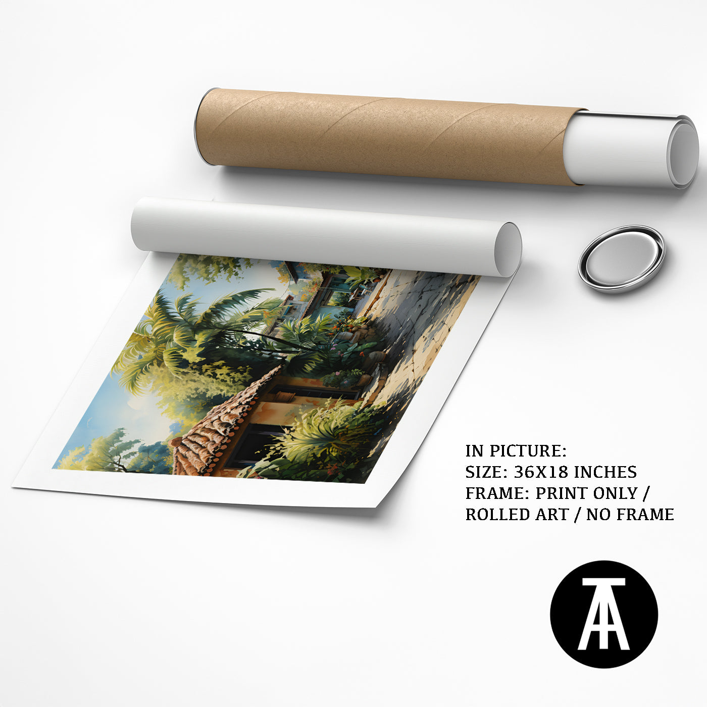 Artwork as Print Only or Rolled Art