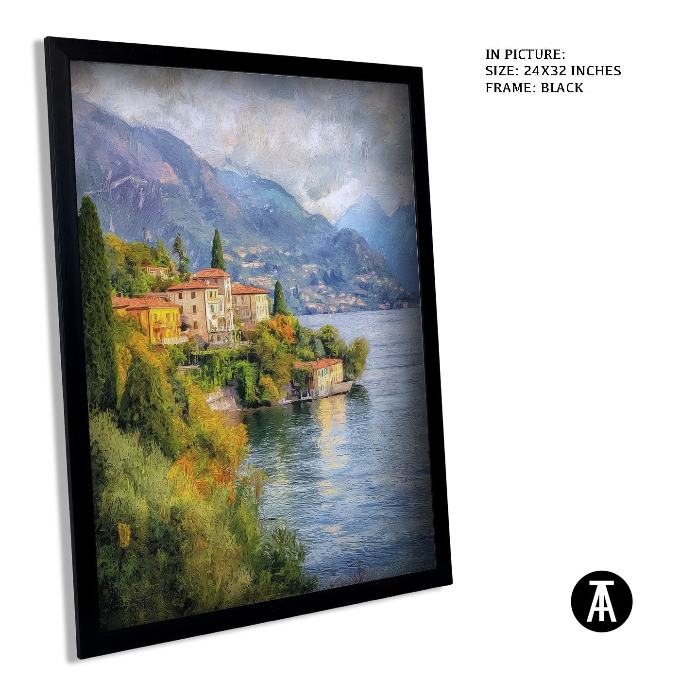 Artwork in Metal Earling Silver Frame