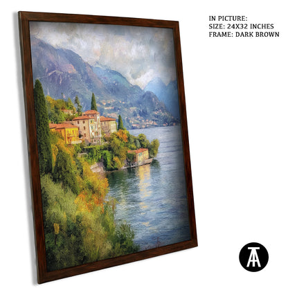 Artwork in Metal Champagne Gold Frame