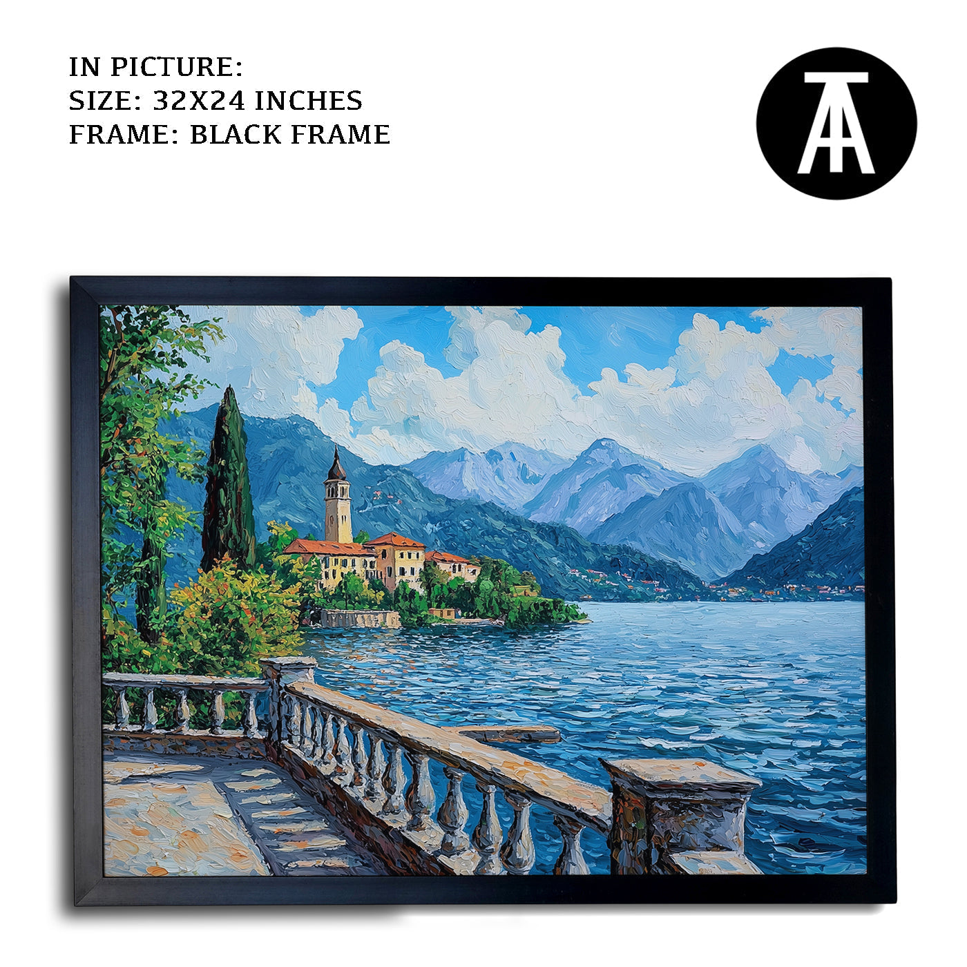 Artwork in Metal Earling Silver Frame