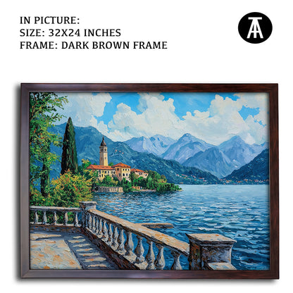Artwork in Metal Champagne Gold Frame