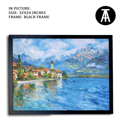 Artwork in Metal Earling Silver Frame