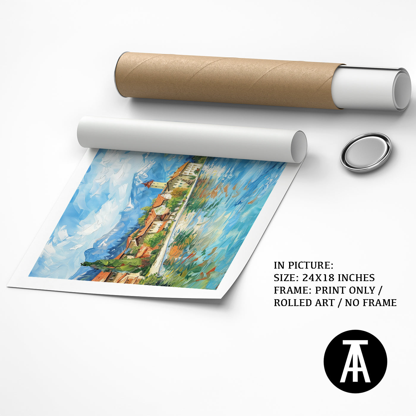 Artwork as Print Only or Rolled Art