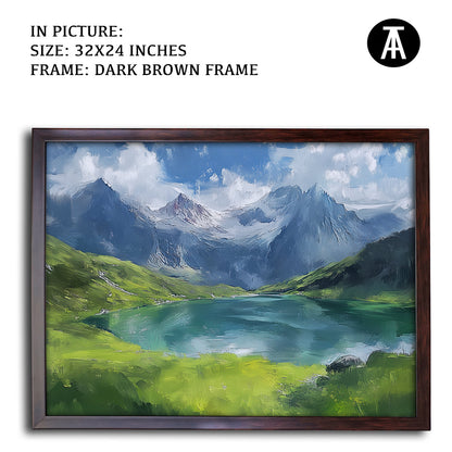 Artwork in Metal Champagne Gold Frame