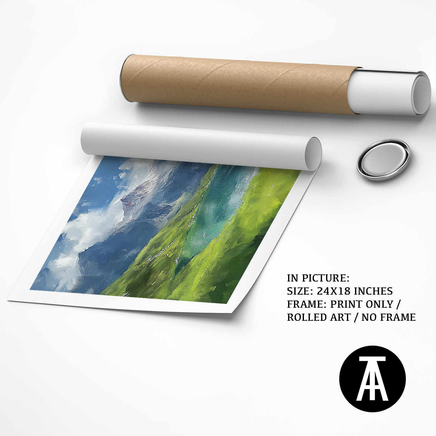 Artwork as Print Only or Rolled Art
