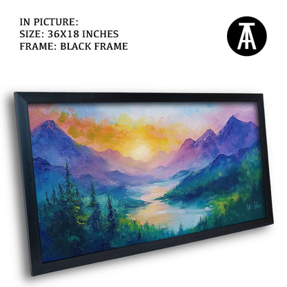 Artwork in Metal Earling Silver Frame