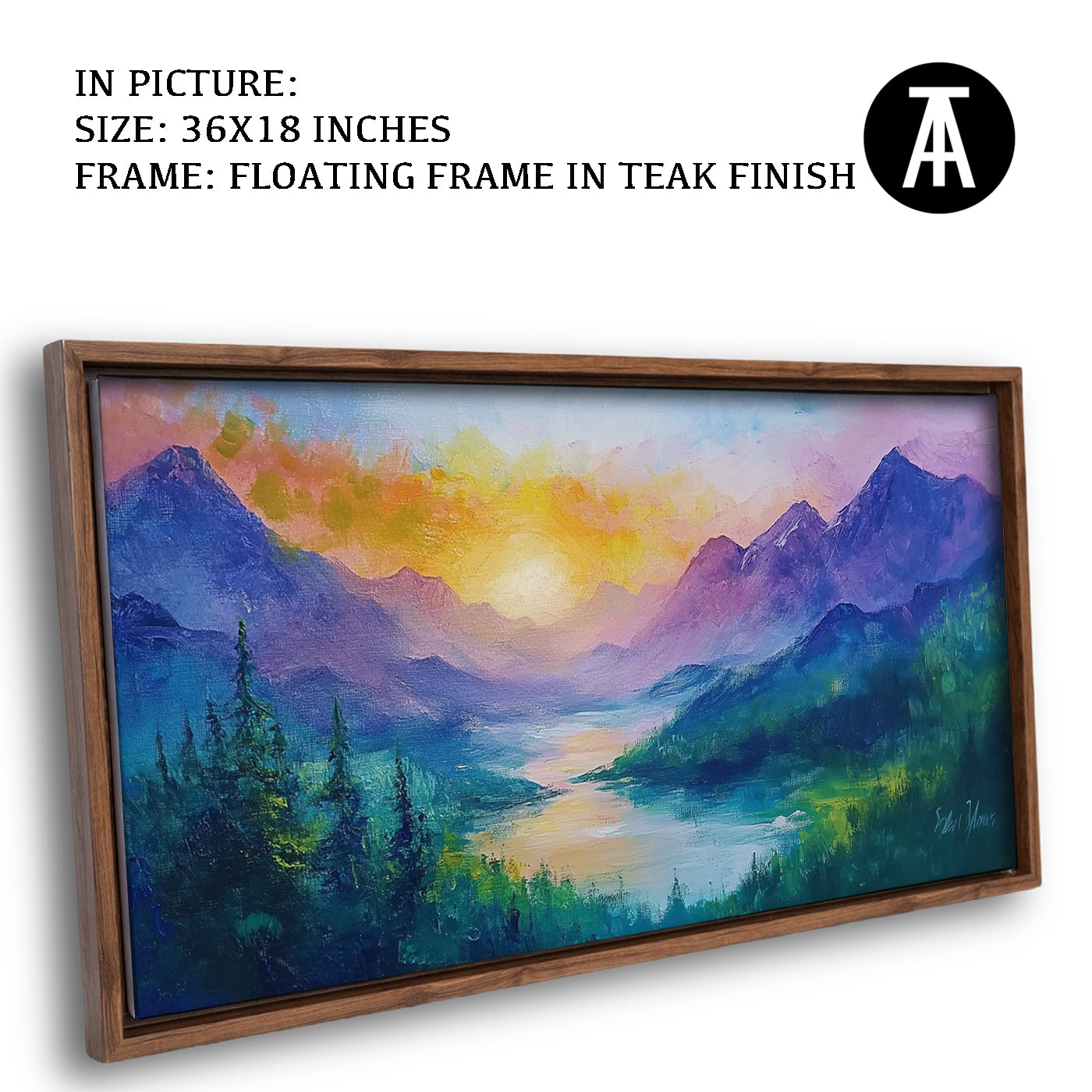 Artwork in Floating Frame