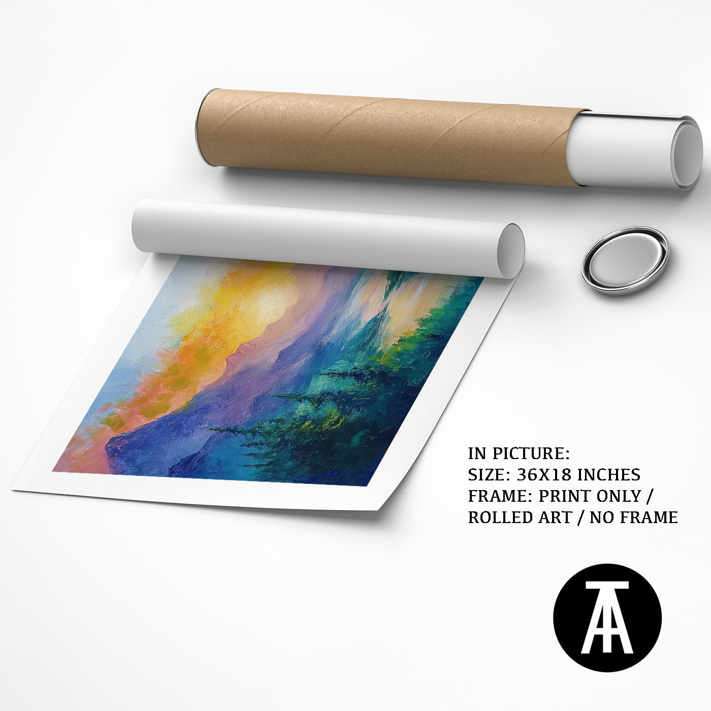 Artwork as Print Only or Rolled Art