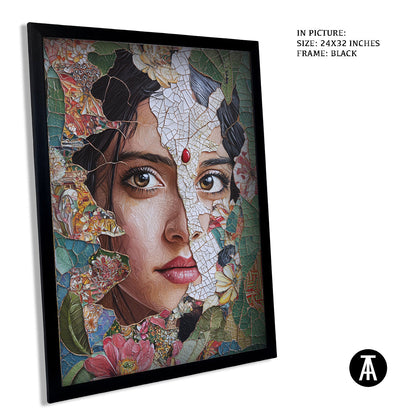 Artwork in Metal Earling Silver Frame