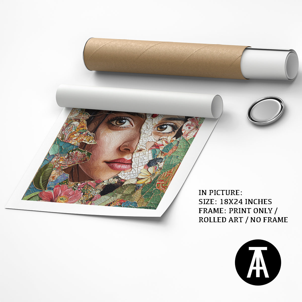 Artwork as Print Only or Rolled Art