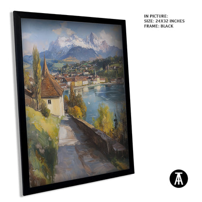 Artwork in Metal Earling Silver Frame