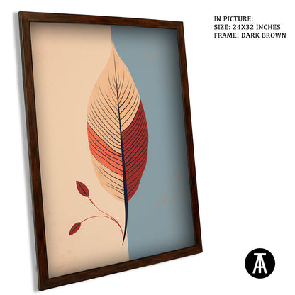 Artwork in Metal Champagne Gold Frame