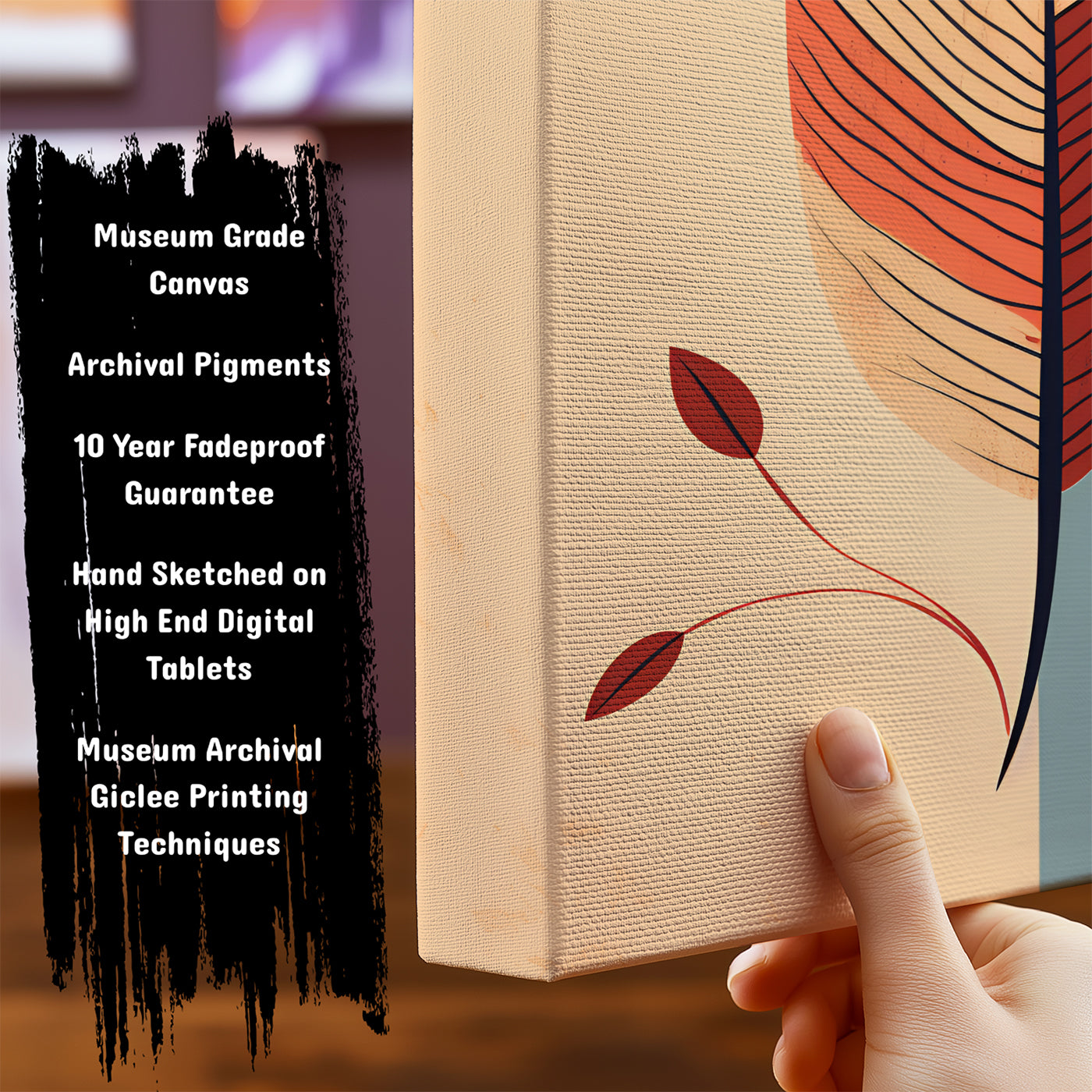 Information about Boho Canvas Art