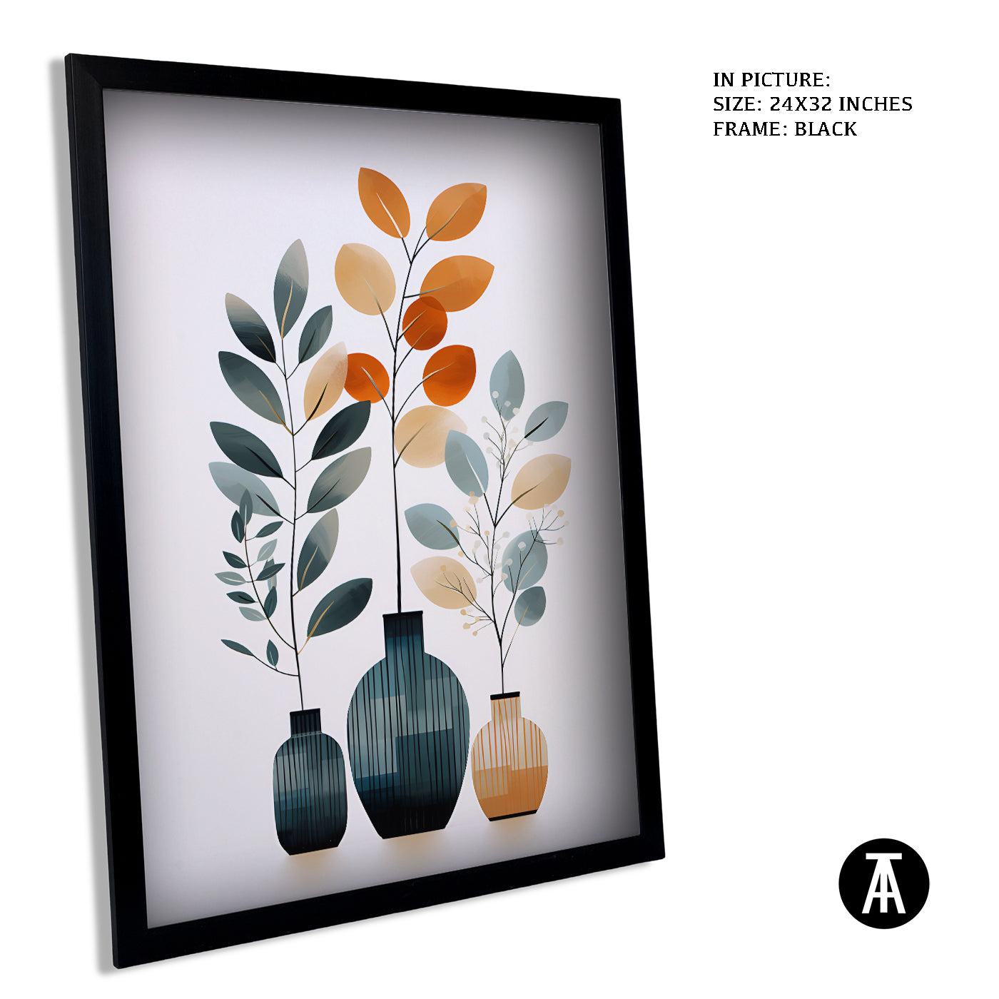 Artwork in Metal Earling Silver Frame