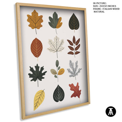 Artwork in Natural Wood Frame
