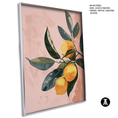 Artwork in Metal Earling Silver Frame