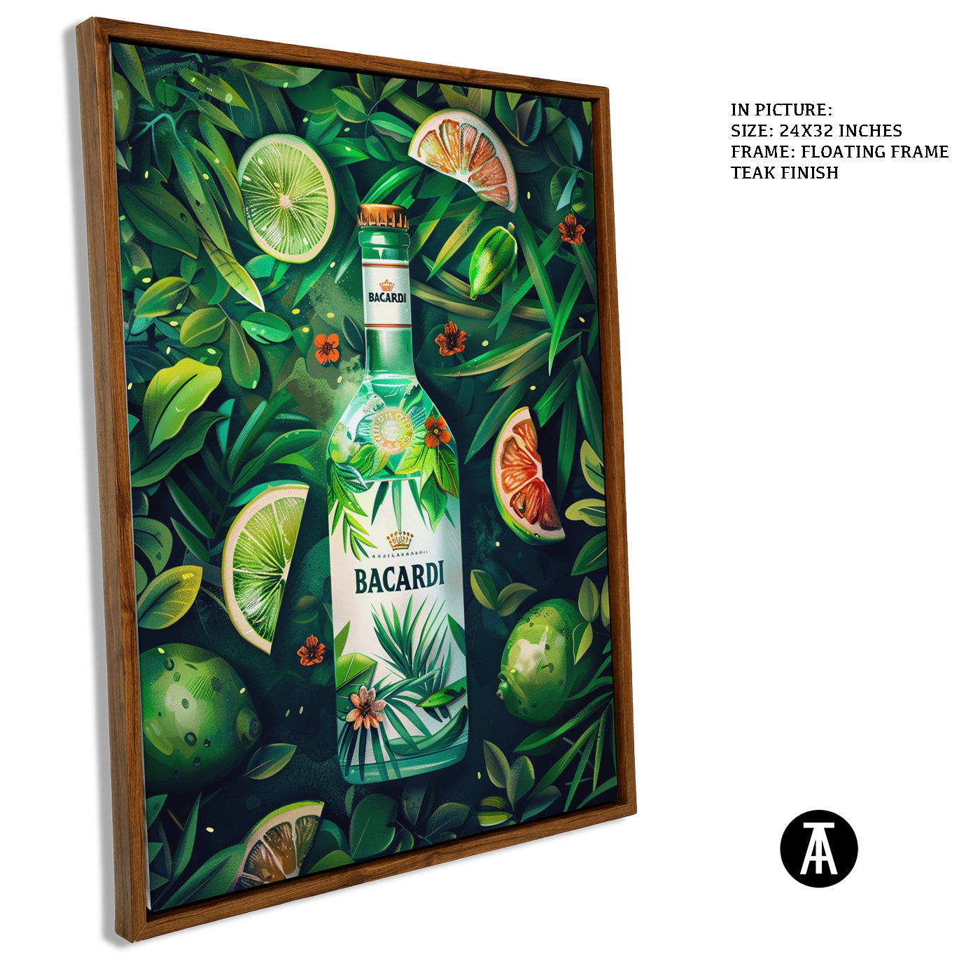 Artwork in Floating Frame