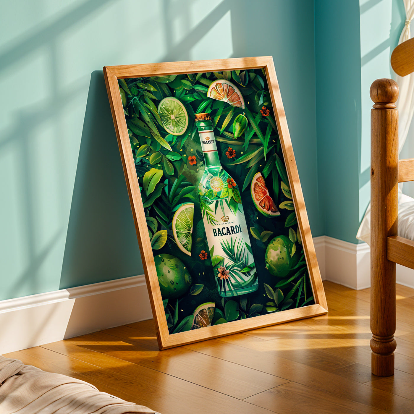 Praha Bohemian Artwork in a Lifestyle Setting