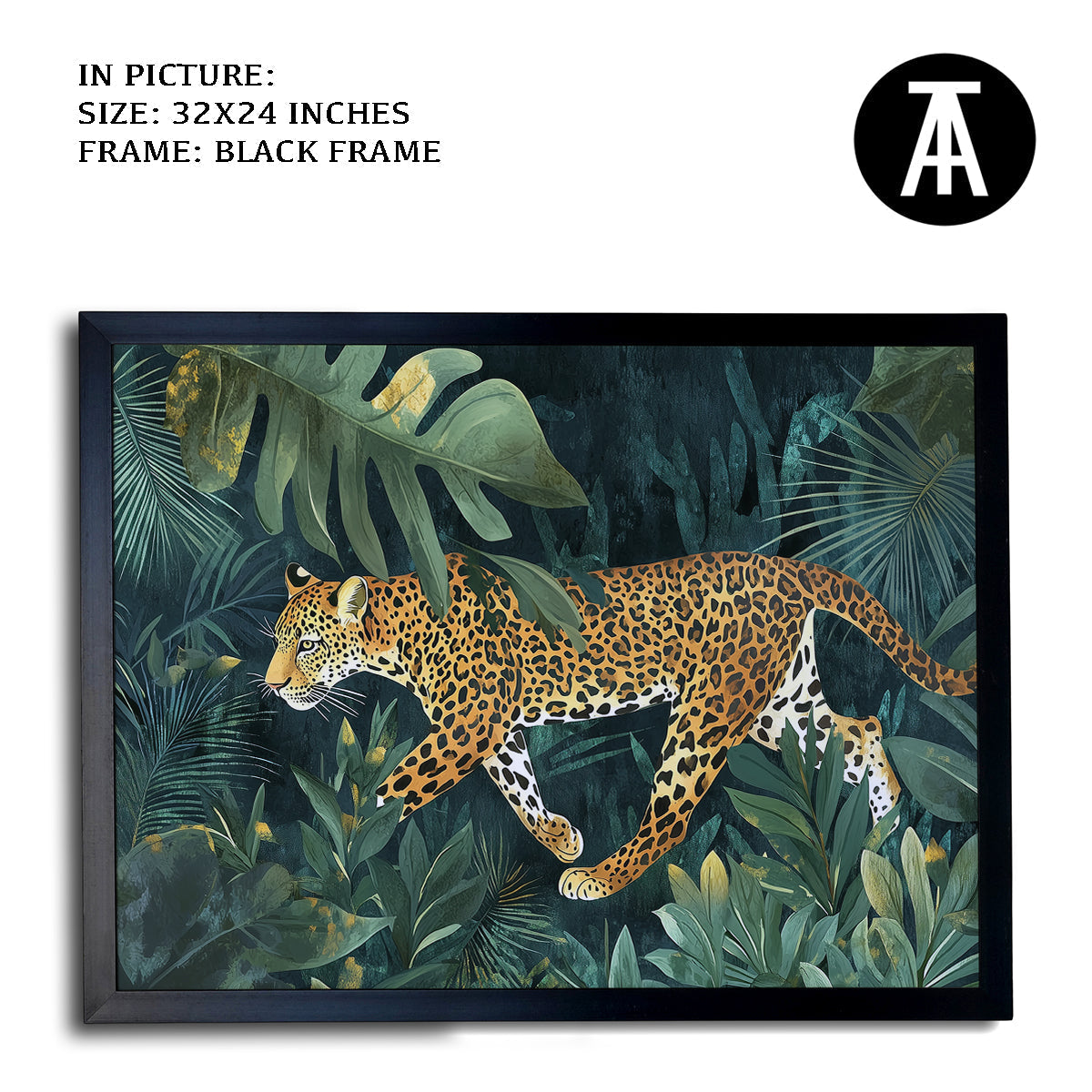 Artwork in Metal Earling Silver Frame