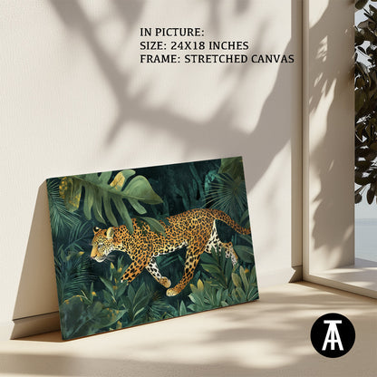 Artwork in Natural Wood Frame