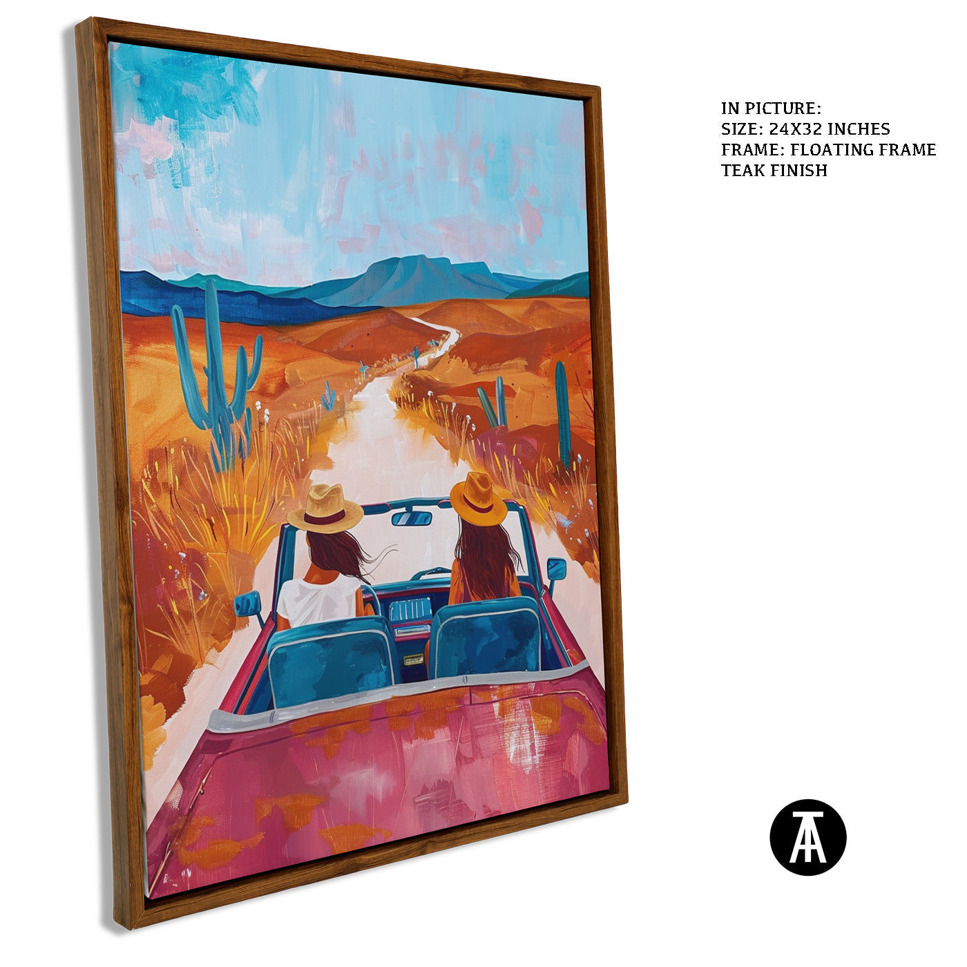 Artwork in Floating Frame