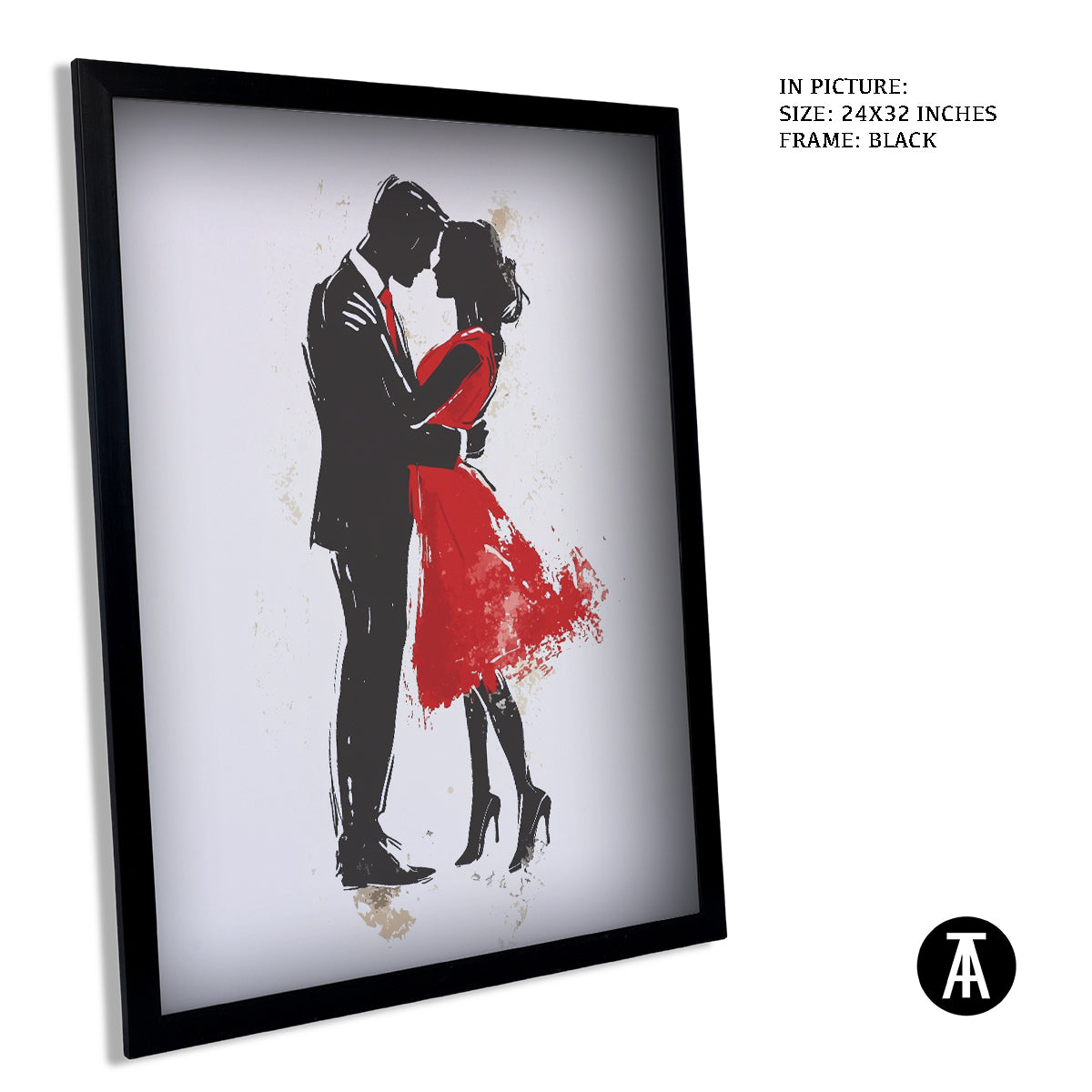Artwork in Metal Earling Silver Frame