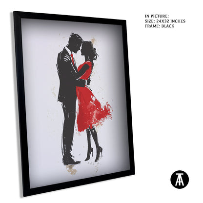 Artwork in Metal Earling Silver Frame