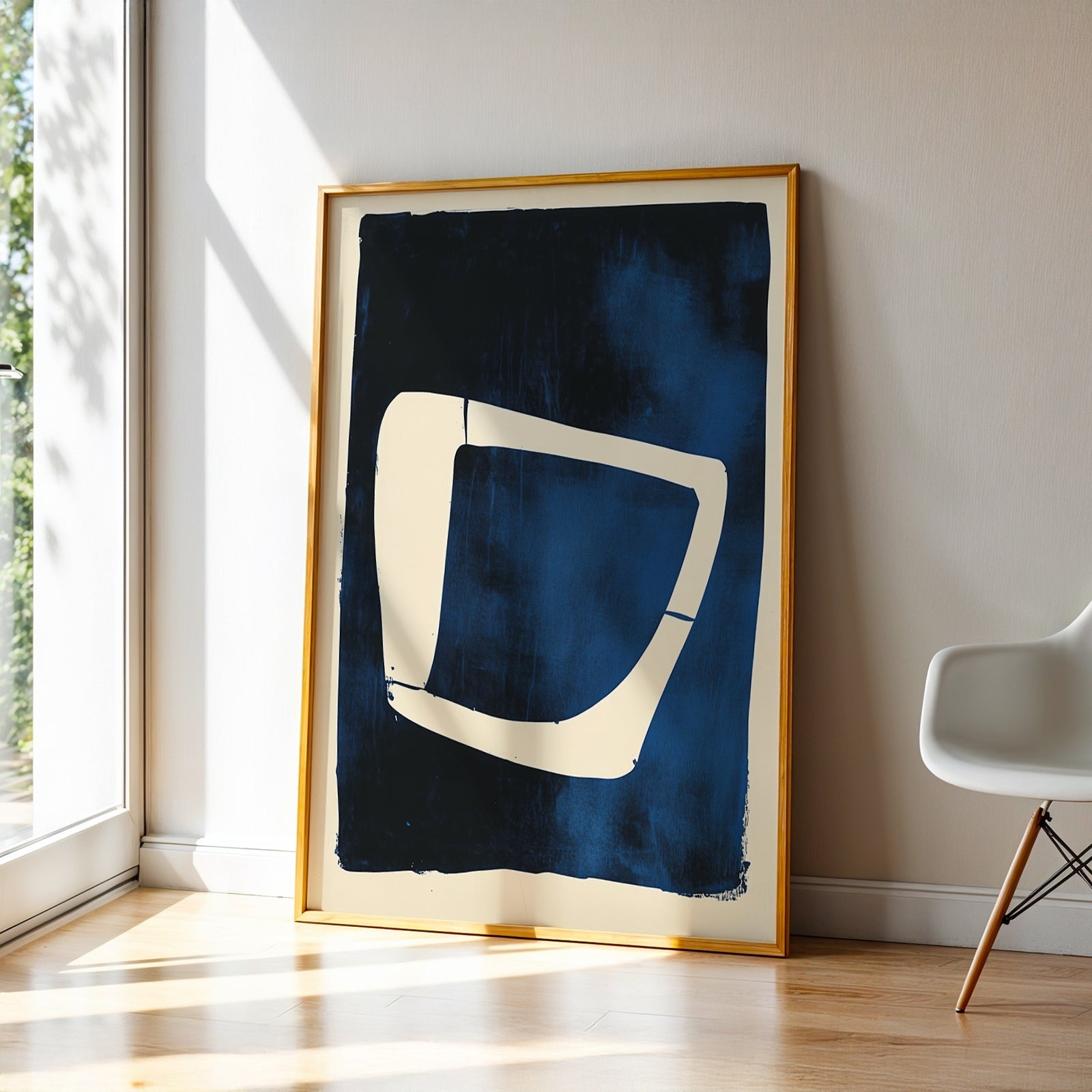 Abstract Art in a Lifestyle Setting Lets Hold Hands by NYC Abstract