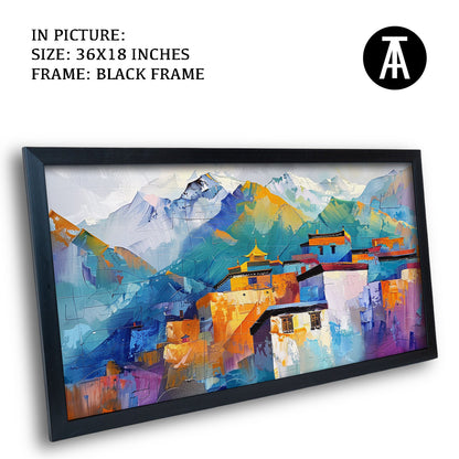 Artwork in Metal Earling Silver Frame