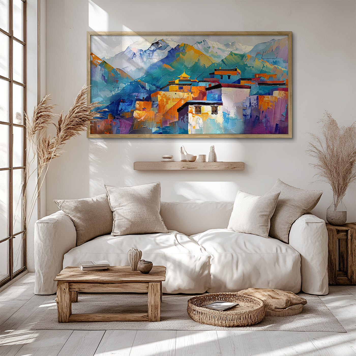 Modern Art in a Lifestyle Setting