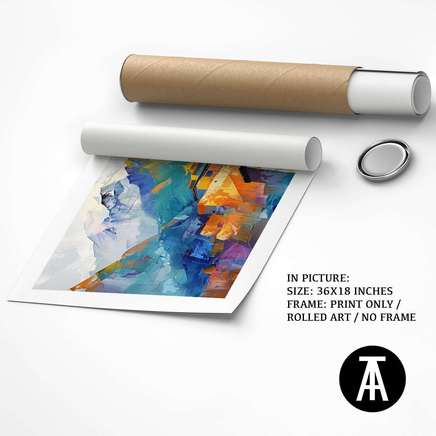 Artwork as Print Only or Rolled Art