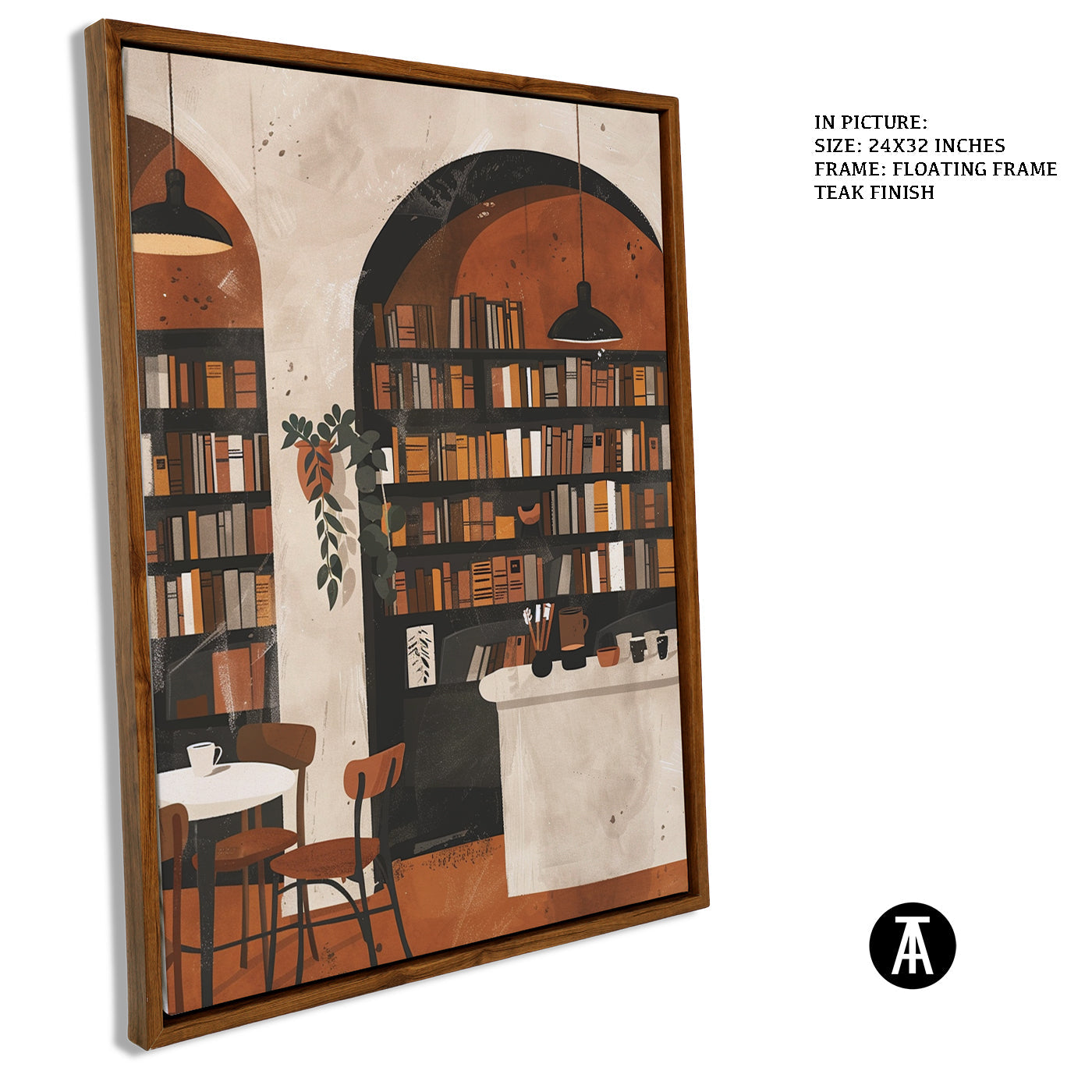 Artwork in Floating Frame