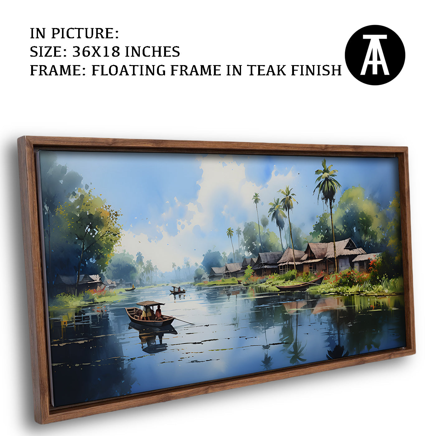 Artwork in Floating Frame