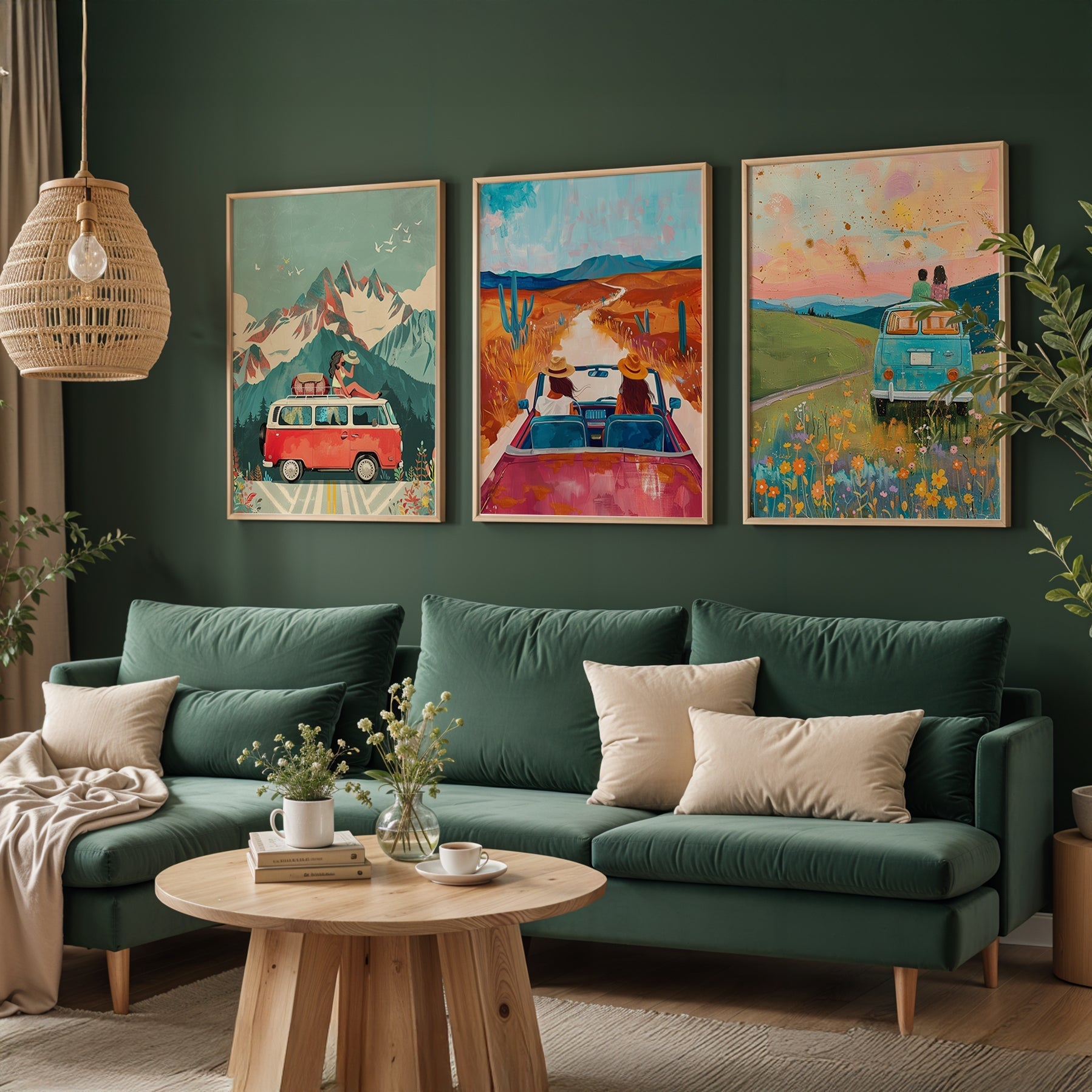 Gallery Wall Set in Lifestyle Setting