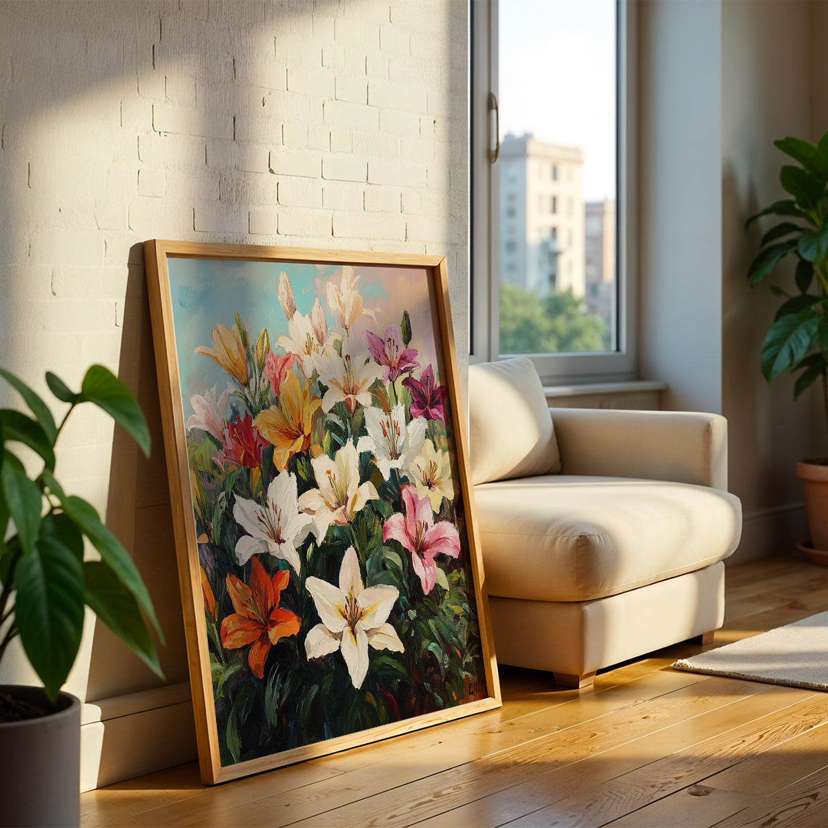 Indian Artwork in a Lifestyle Setting